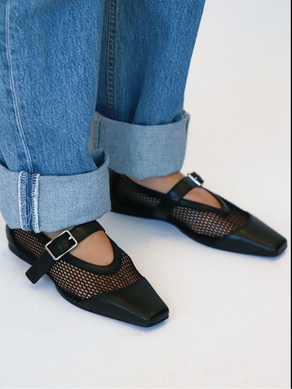 Vagabond Wioletta Mesh Ballet Flats Size 39